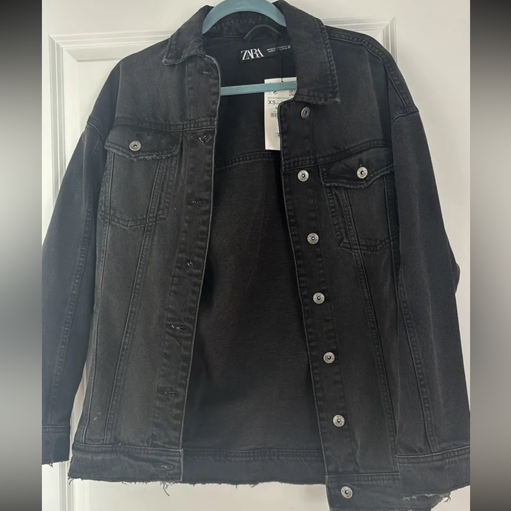 Black Zara Denim Jacket